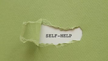 Easy-to-Use CBT Self-Help Worksheets | Transform Your Mental Health | A piece of paper with text that says "self help".